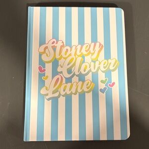 Stoney clover lane x Target Notebook Blue/White Stripe NWT!
